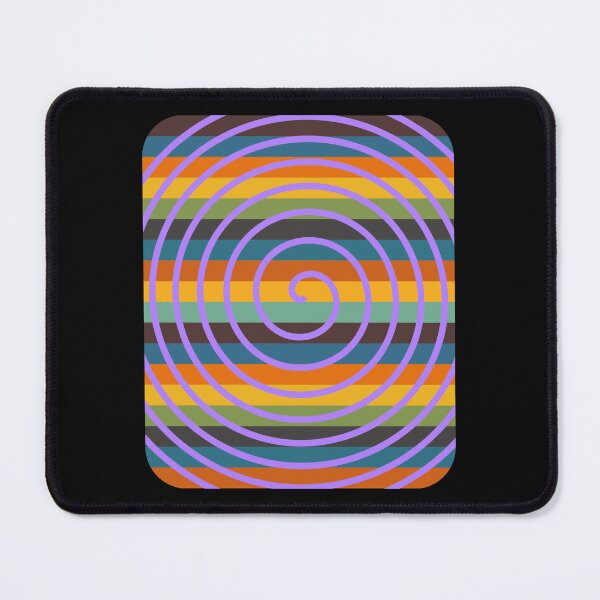 Item preview, Psychedelic Purple Spiral Retro Stripe Background designed and sold by artfulnotebook.