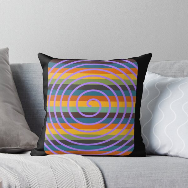 Item preview, Psychedelic Purple Spiral Retro Stripe Background designed and sold by artfulnotebook.