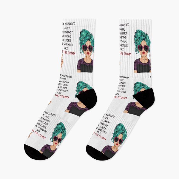 Item preview, I am the storm, Inspirational Gifts For Awesome People who like pop art and quotes about girl power designed and sold by Auntieck.