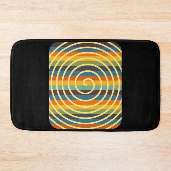Item preview, Yellow Psychedelic Retro Stripe Background designed and sold by artfulnotebook.