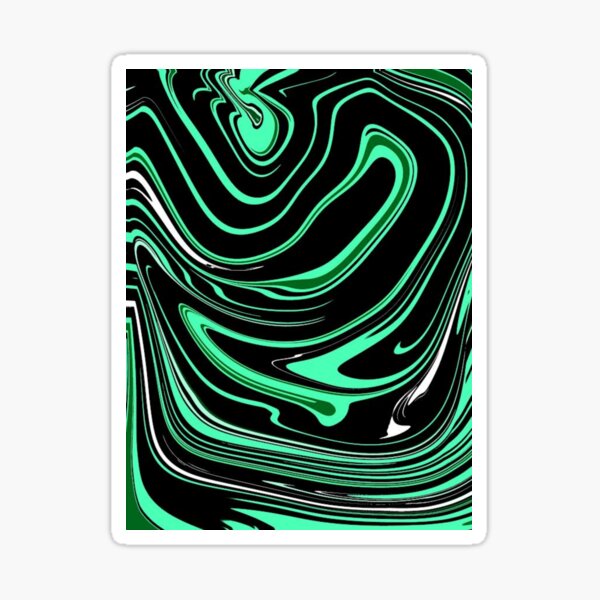 Mint Green Black Marble Printable