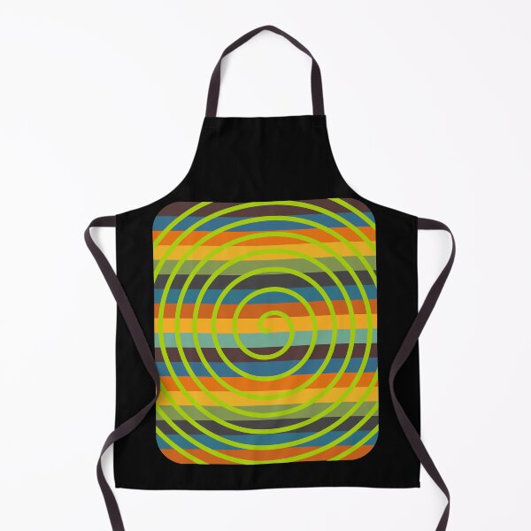 Item preview, Psychedelic Green Spiral Retro Stripe Background designed and sold by artfulnotebook.