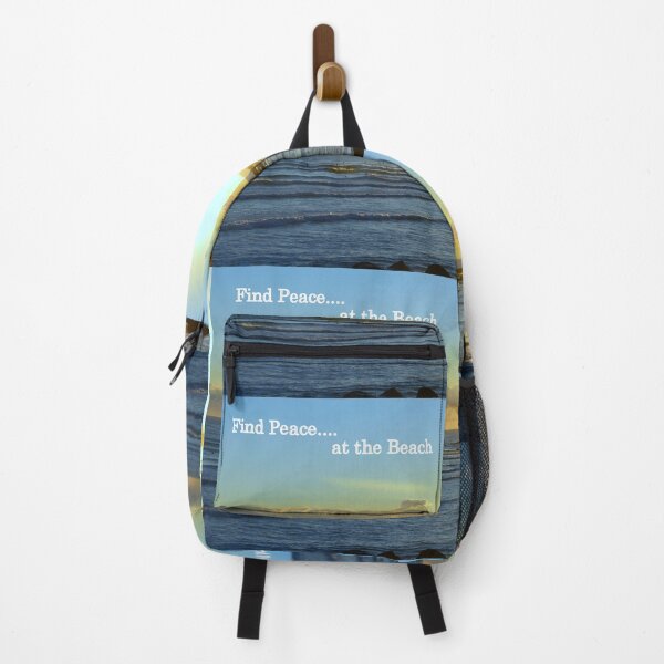 Item preview, Find Peace at the Beach - Rainbow Bay Snapper Rocks Gold Coast Australia designed and sold by SaltySurfgirl.