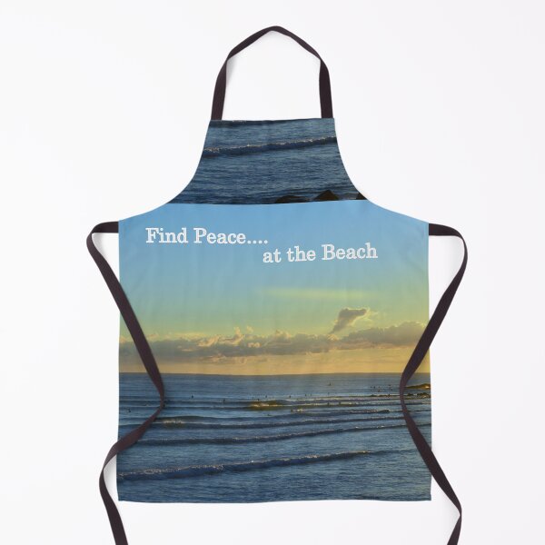 Item preview, Find Peace at the Beach - Rainbow Bay Snapper Rocks Gold Coast Australia designed and sold by SaltySurfgirl.