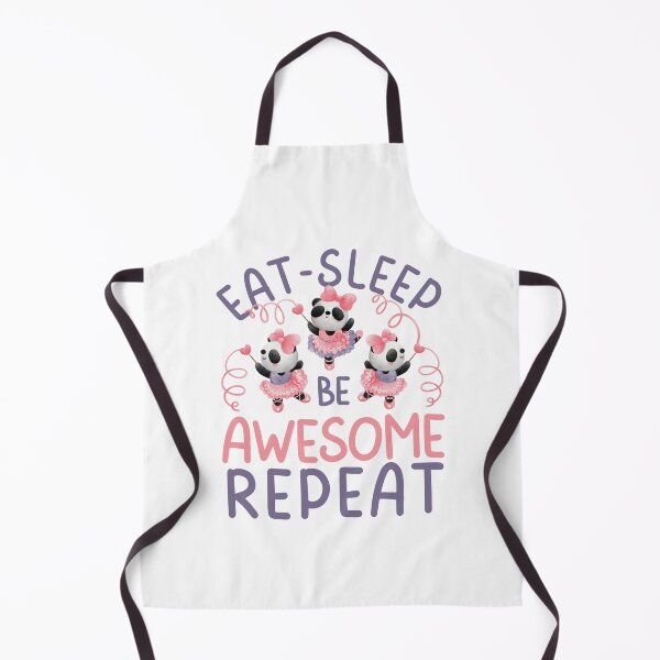 Item preview, Copy of Eat Sleep Be Awesome Repeat, Funny Gifts For Awesome People who like dancing and panda's! designed and sold by Auntieck.