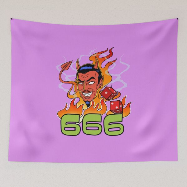 Item preview, Psychobilly Art Lowbrow Devil with Dice Art  designed and sold by oTZIshirtss.