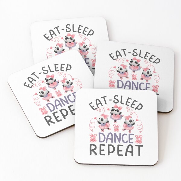Item preview, Eat Sleep Dance Repeat, Funny Gifts For Awesome People who like dancing and panda's! designed and sold by Auntieck.