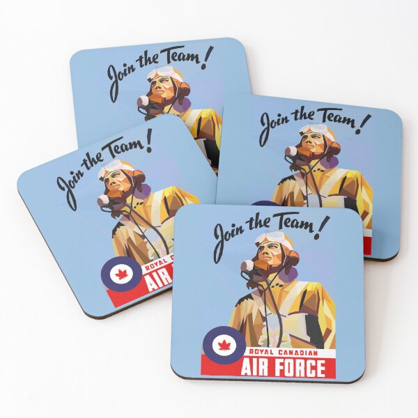 Item preview, RCAF Join The Team Poster Low Poly designed and sold by SpitfireLew.