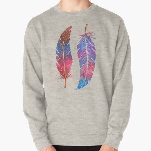 Feathers Two Ways Pullover Sweatshirt