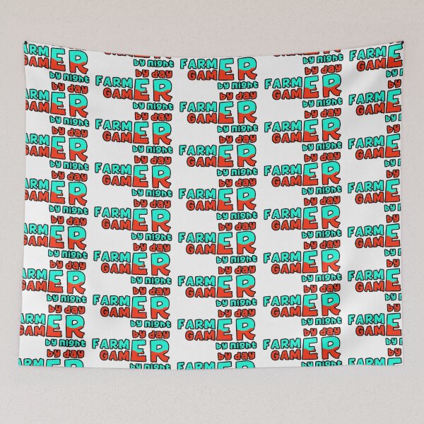 Item preview, Farmer by Day Gamer by Night_(colored) designed and sold by mrGoodwin90.