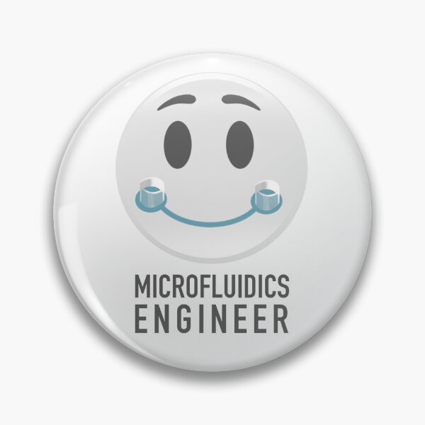 Item preview, Microfluidics Engineer - Smiley Face designed and sold by Science Lab Designs.