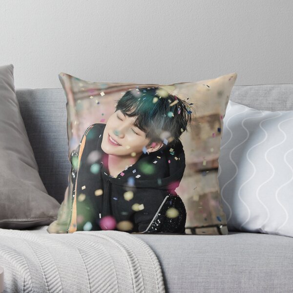 Suga / You Never Walk Alone Throw Pillow