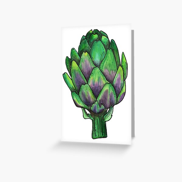 Artichoke Greeting Card