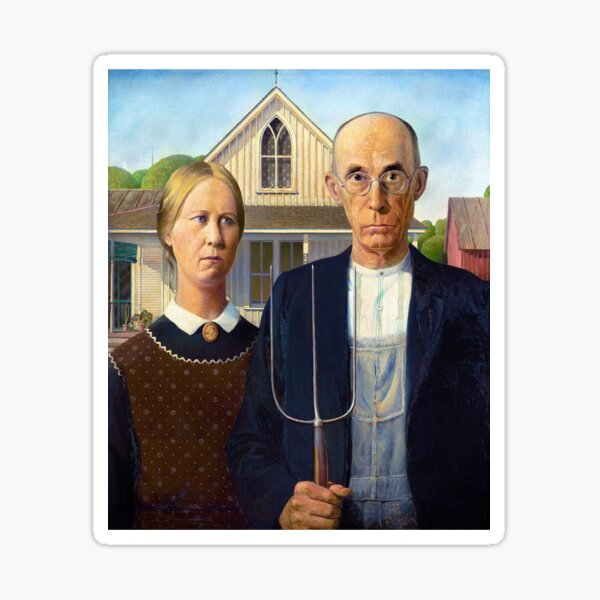 Item preview, American Gothic designed and sold by TheArtShop0528.