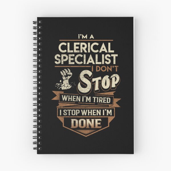 Item preview, Clerical Specialist T Shirt - I Stop When Done Job Gift Item Tee designed and sold by natalinedk.