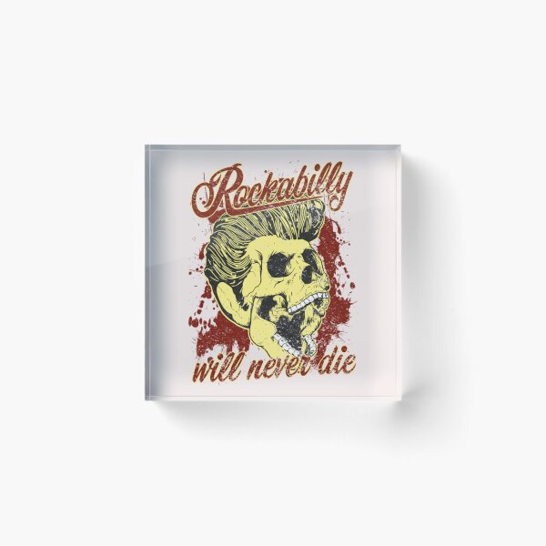 Artikelvorschau, Rockabilly-Schädel entworfen und verkauft von oTZIshirtss.