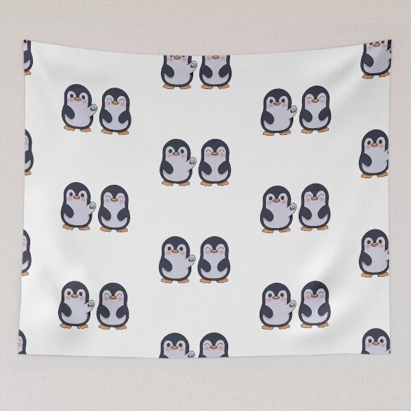 Item preview, Penguins with a pebble! designed and sold by spottedhound.