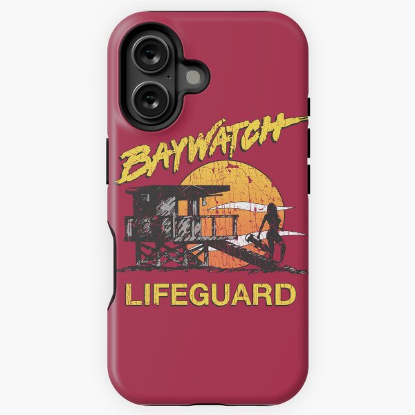 Aperçu de l'œuvre Baywatch Sauveteur Coucher de soleil 1989 créée et vendue par AstroZombie6669.
