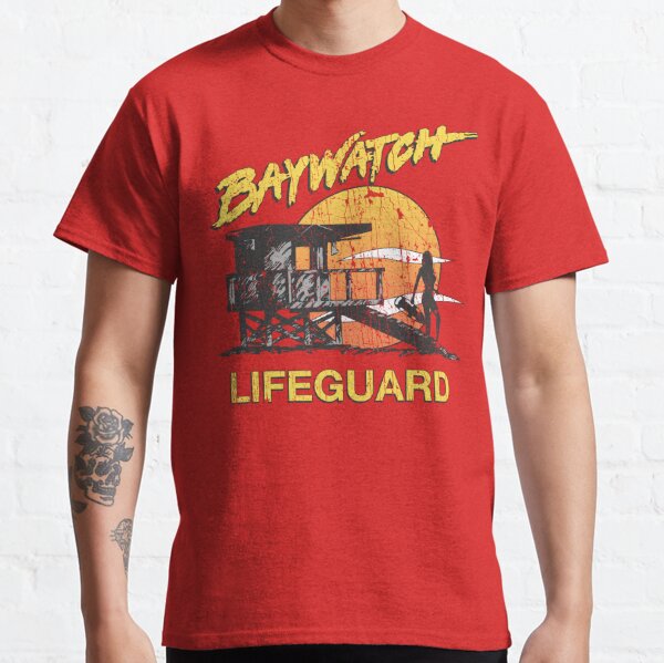Baywatch Lifeguard Sunset 1989 Classic T-Shirt