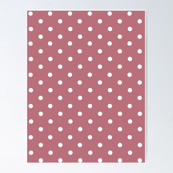 Item preview, Rose Gold White Dot Pattern Dots  designed and sold by TheFancyLabel.