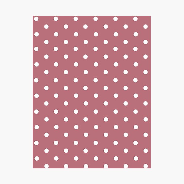 Item preview, Rose Gold White Dot Pattern Dots  designed and sold by TheFancyLabel.