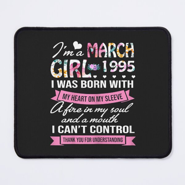 Item preview, Awesome Since 1995 27th Birthday I'm A March Girl 1995 designed and sold by Corelli87.