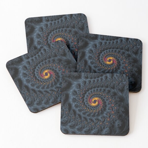 Item preview, Fractal Pattern #1 • Black Feathers designed and sold by tessellnator.