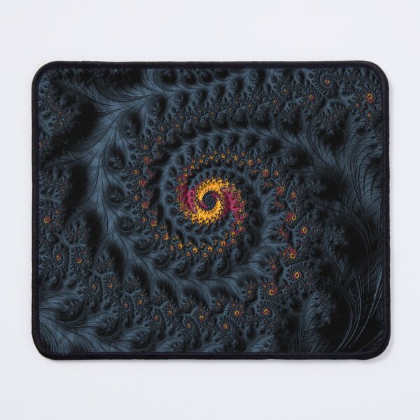 Item preview, Fractal Pattern #1 • Black Feathers designed and sold by tessellnator.