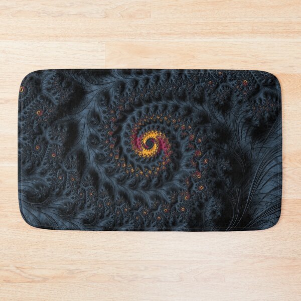 Item preview, Fractal Pattern #1 • Black Feathers designed and sold by tessellnator.