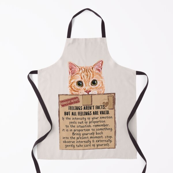 Item preview, Cat in a Box Collection. Wise Cat reminder: feelings are not facts, but all feelings are valid. designed and sold by Wise-Cats.