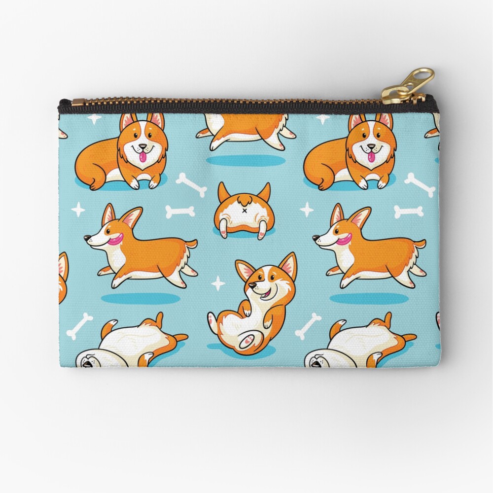 Corgi Zipper Pouch