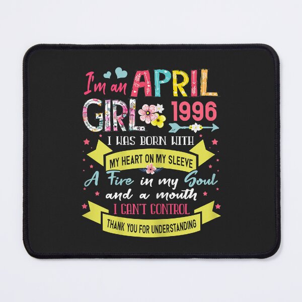 Item preview, Awesome Since 1996 26th Birthday I'm an April Girl 1996 designed and sold by Corelli87.