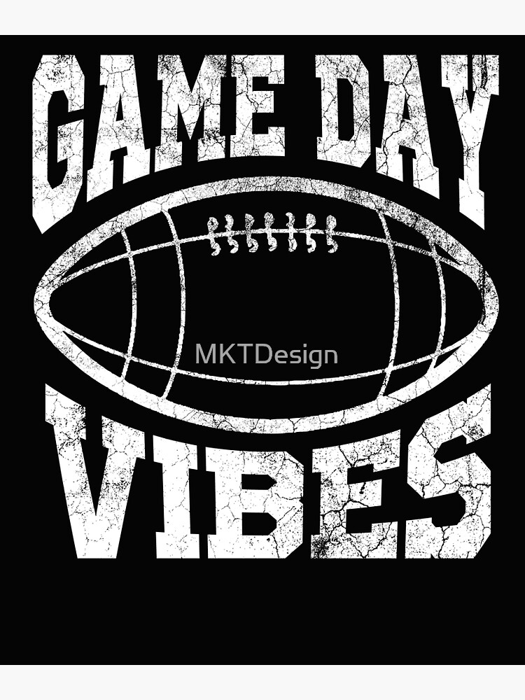 Football Game Day Vibes Funny Sayings Men Women Kids Boys Premium T-Shirt