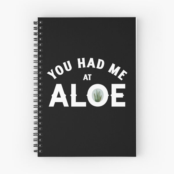 Item preview, You Had Me At Aloe - Cute Aloe Vera Plant Pun designed and sold by molamode.