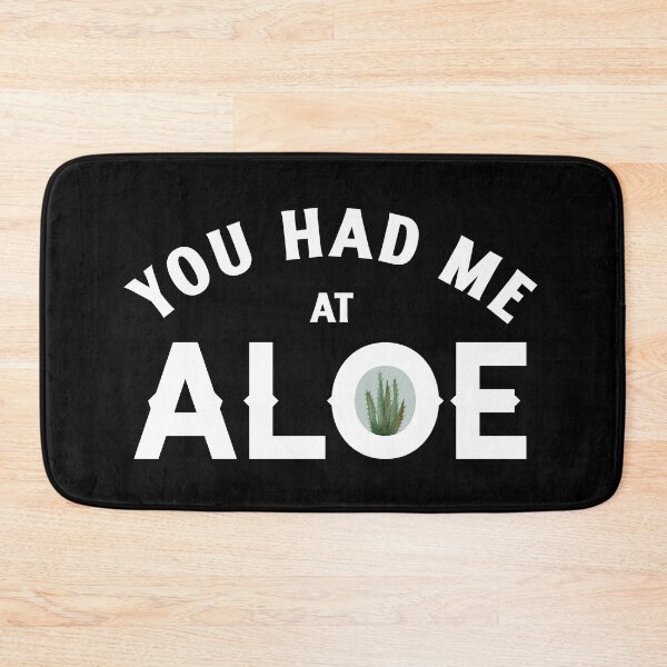 Item preview, You Had Me At Aloe - Cute Aloe Vera Plant Pun designed and sold by molamode.