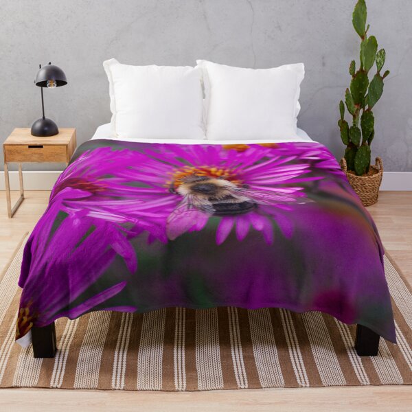 Item preview, Bumblebee on a Purple Daisy designed and sold by froggybangbang.