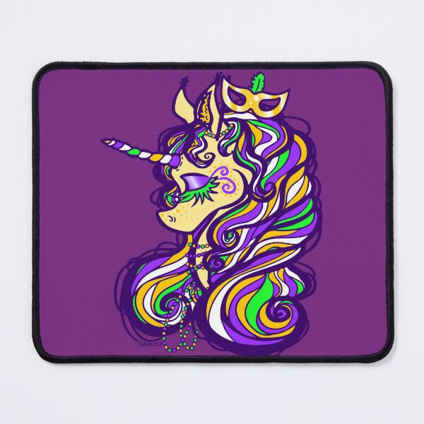 Item preview, Mardi Gras Unicorn designed and sold by JanGrackle.