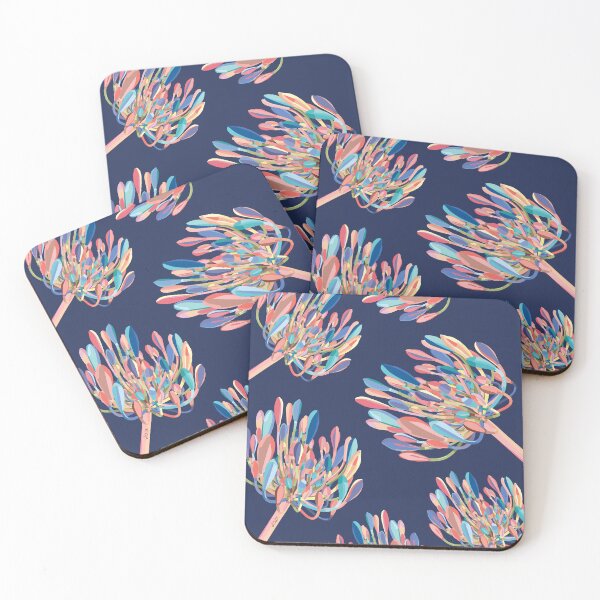 Item preview, Agapanthus PP/Warm Blush/Navy designed and sold by LouieGraphic.