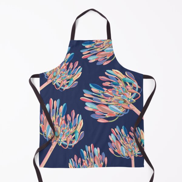 Item preview, Agapanthus PP/Warm Blush/Navy designed and sold by LouieGraphic.