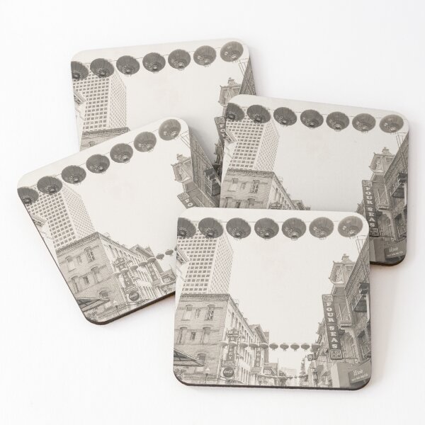 Item preview, Chinatown, San Francisco, California - Black & White #2 designed and sold by ywphotos.