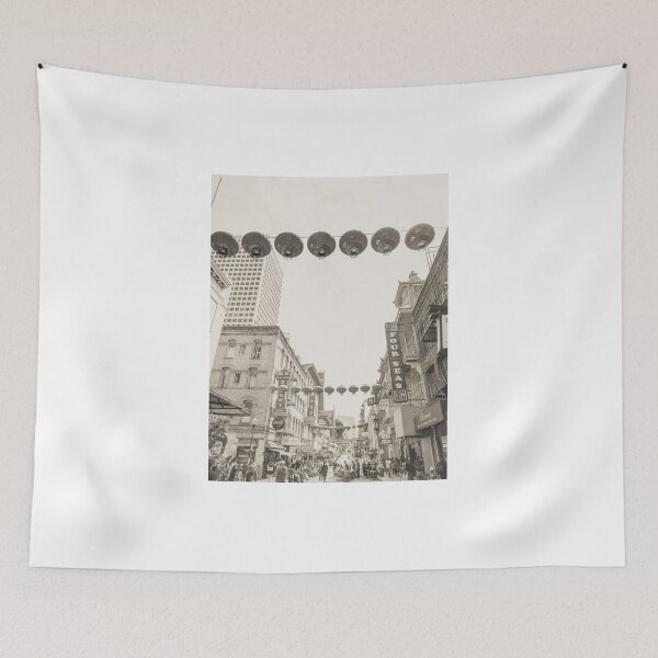 Item preview, Chinatown, San Francisco, California - Black & White #2 designed and sold by ywphotos.