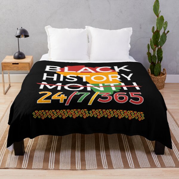 Item preview, Black History Month 24 7 365 (Black Lives Matter) designed and sold by i-longmanshop.
