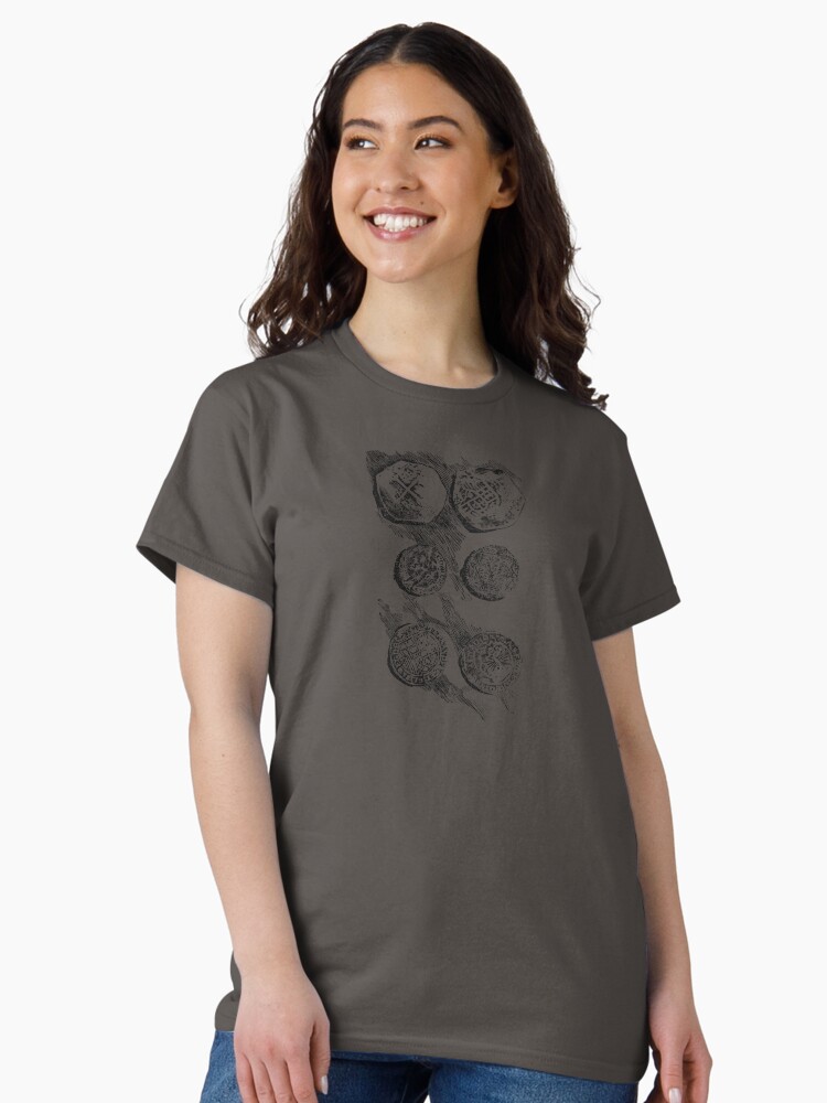 Thumbnail 2 of 7, Classic T-Shirt, Gold Doubloon designed and sold by CityCity.