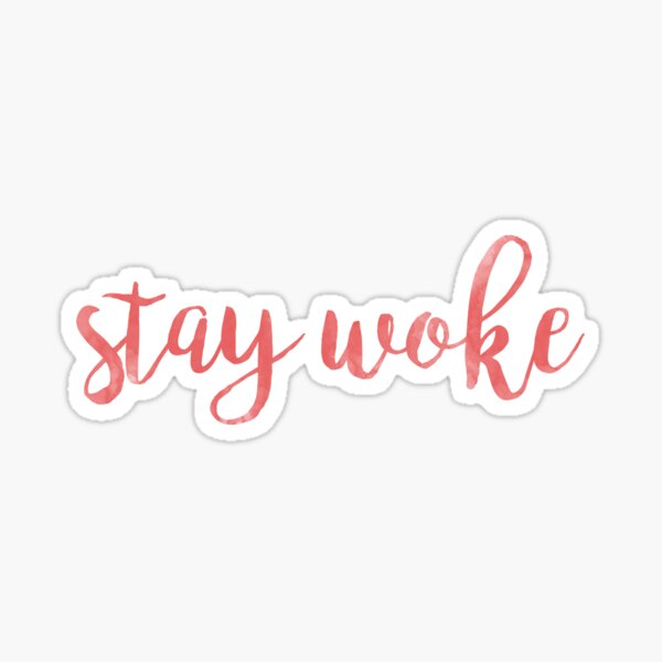 Item preview, Stay Woke Watercolor designed and sold by jessicadnguyen.