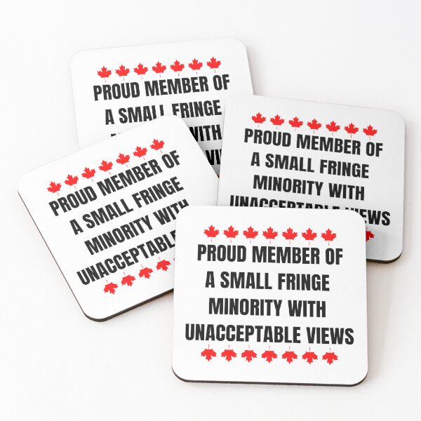 Item preview, Proud Member Of A Small Fringe Minority With Unacceptable Views Trucker designed and sold by Nepaz-Designs.