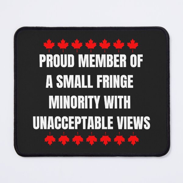 Item preview, Proud Member Of A Small Fringe Minority With Unacceptable Views Trucker designed and sold by Nepaz-Designs.