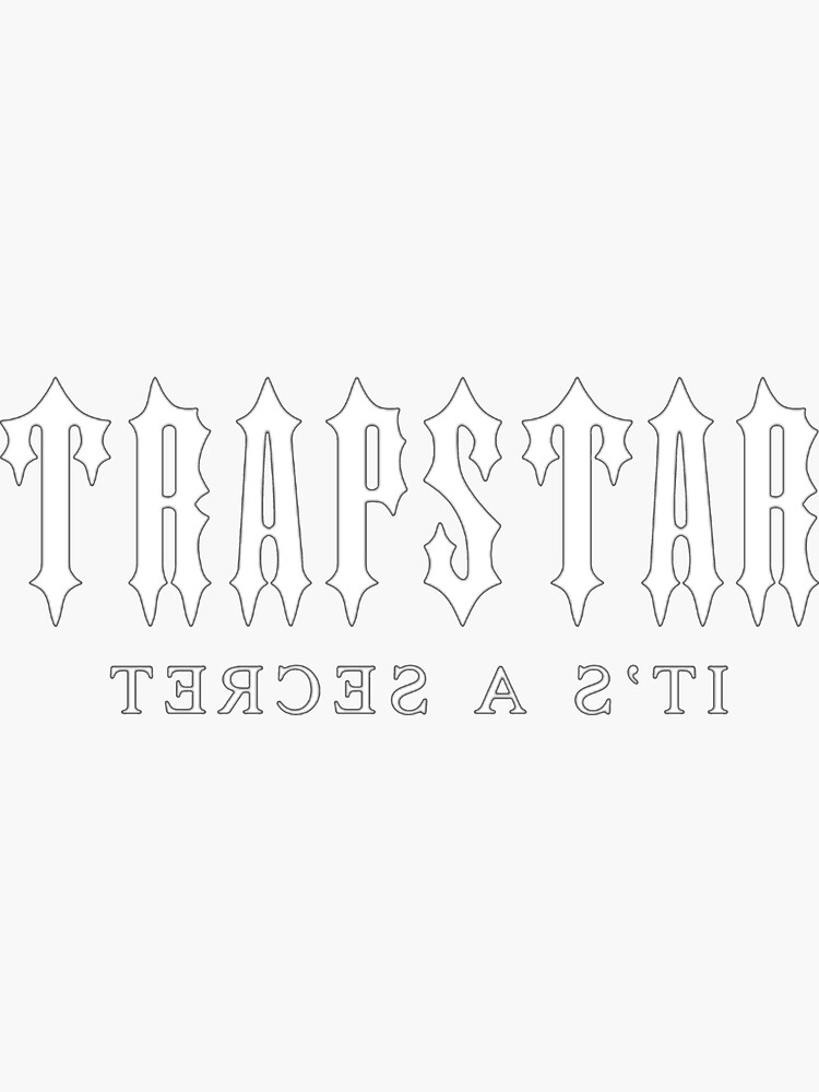 "Trapstar" Sticker for Sale by Samdsart Redbubble