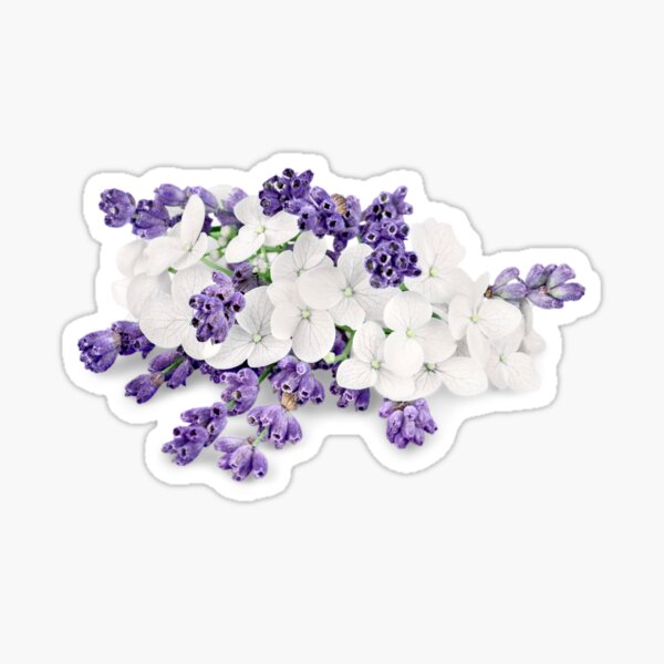 Stickers 'purple flowers