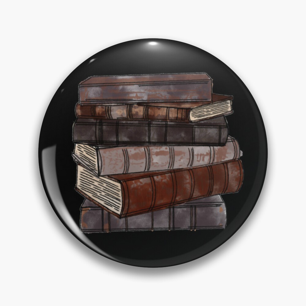 Stack of Antique Books Sticker for Sale by murkyswamp