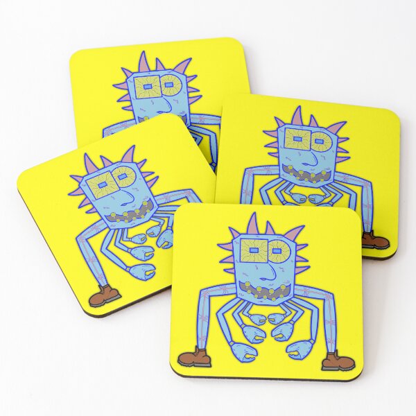 Item preview, Squeenal - Crab Creature - Crab Monster - Yellow Background designed and sold by Squeenal461.